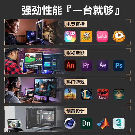 雷索 i3 12100F升13100F/RTX3050/3060/4060吃鸡游戏办公电脑台式机组装电脑主机DIY整机全套组装机 配置五i3 13100F丨512G丨3050 8G
