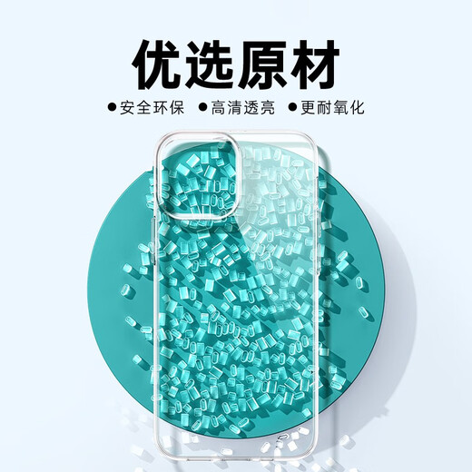 亿色（ESR）适用苹果12/12 Pro手机壳 iPhone12/12 Pro保护套透明全包防摔硅胶软壳超薄通用潮款 零感-剔透白