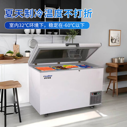 Bingxing Ultra-niedriger Temperatur Gefrierschrank-60 Grad Thunfisch Meeresfrüchte Trockeneis Tiefe Kälte minus 80 Grad Kühlschrank Home Gewerblicher Gefrierschrank Edelstahl Negativ 40 Grad niedrigem Temperatur Rapid Gefrierschrank [-65 Grad] 695L [Storage 900 Jin [Jin gleich 0,5 kg]]