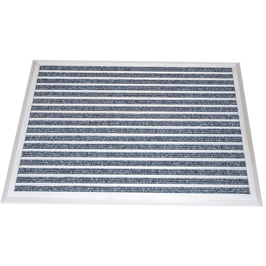 Zunxun outdoor non-slip floor mat stainless steel aluminum alloy dustproof household high-end entry door carpet door entry door mat door light gray 600mm 400mm