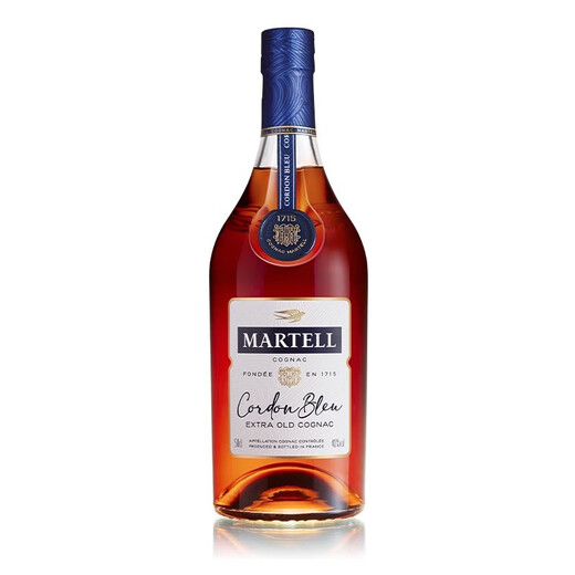 Martell Blue Belt XO Grad Cognac Wein in Frankreich Beste Geschenke Blue Belt 500 ml 1 Flasche +50 ml