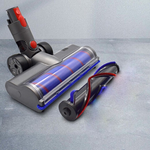 Bagli adapts to Dyson Dyson vacuum cleaner accessories suction head v7v8v10 v11 floor carpet brush head soft velvet roller floor brush electric mop head adapts to V10slim and V12slim direct drive V-type anti-winding