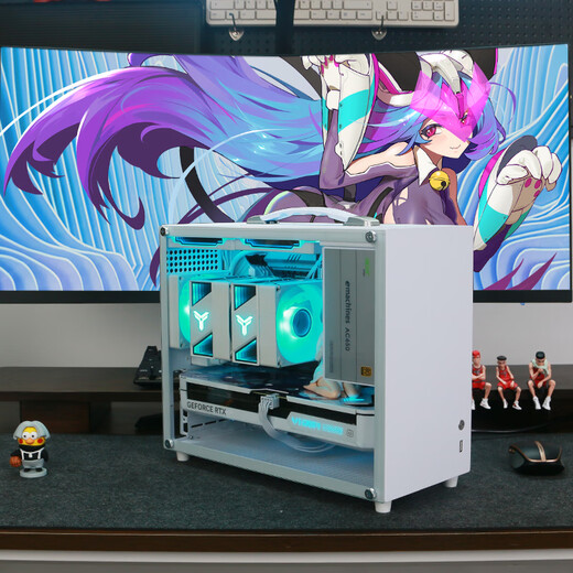 MAXSUN Ultra5 245KF/230F/RTX5070/RTX5060TI/B580/14600KF mini desktop assembly computer host e-sports game live broadcast DIY complete machine configuration three丨U5 230F丨B580