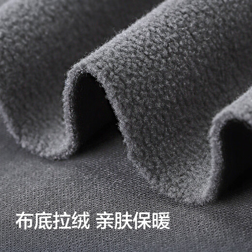 Balabala children's clothing children's pants boys and girls trousers autumn and winter sports versatile casual pants fashion sweatpants leggings trendy winter black - plus velvet to keep warm 130