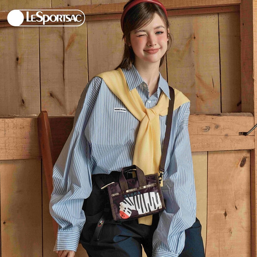 LeSportsac new funny duck joint crossbody bag cute printed clutch bag shoulder bag gift for girls Zebra