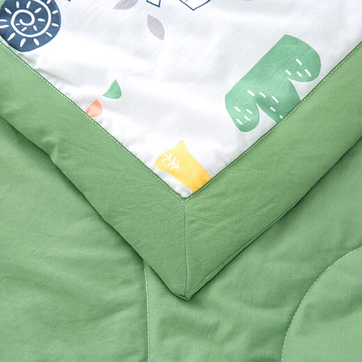 Arctic velvet children's air-conditioned quilt baby summer cooling quilt baby home nap blanket bedding three-piece set kindergarten washed cotton Lion Kingdom air-conditioned quilt 120*150cm