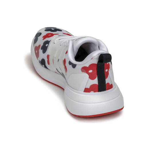 Adidas (adidas) girls' shoes sports casual shoes lightweight lace-up low-top running shoes white little flowers 2025 Chinese Valentine's Day gift white little flowers 28