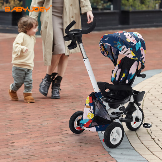 BABYJOEY British children's tricycle folding baby 1-5 years old stroller bicycle rider TT56 black