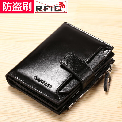 Regalo de cumpleaños para el novio esposo Manbang 2020 NUEVA Billetera para hombres Licencia de conducir vertical de cuero corto vertical VERTICAL CARDE VERTICA CARD Multi-Funcion