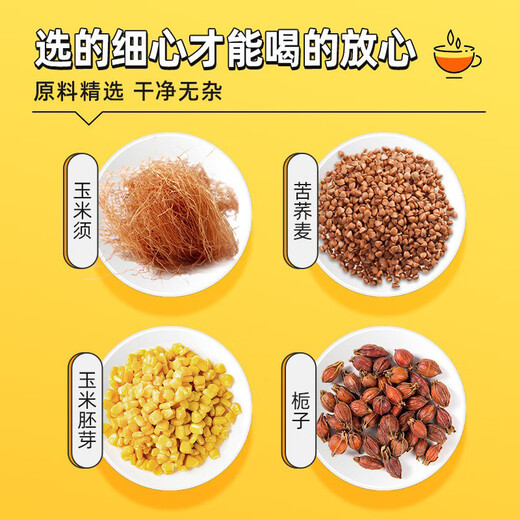 Mulberryblatt Doppelte Melontee Bittere Melonen Winter Melonhaut Chrysanthemen Wolfberry Cassia Tee Blutmais Seidenzucker Presse Grüne Chrysanthemengesundheitstee [8g*400 Packs] 20 Schachteln Maisseide Seide Tee