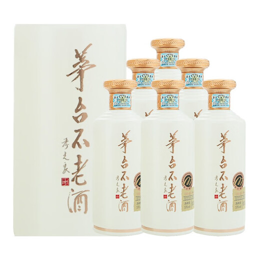 茅台（MOUTAI）茅台集团 茅台不老酒铂金  酱香型白酒 53度 500ml*6瓶 整箱装