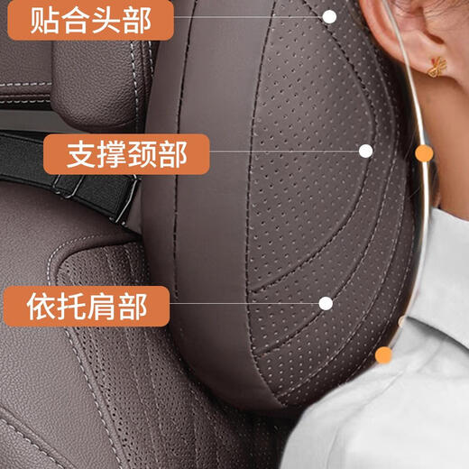Mangman eignet sich für den BMW-Auto Kopfstützenschutz Kissen Kissen Kissen Sitz IX13567 Drei-fünf-Serie 235-Serie WHITE SERIE WHITE RICE 6-PIEFE SET MASTER UND CO-PILOT 1
