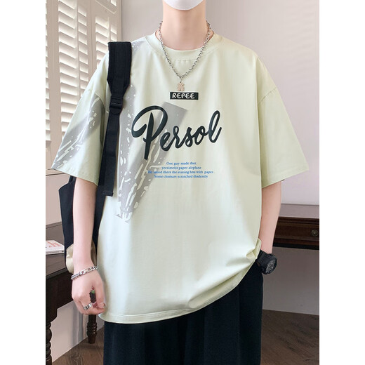 Zewanbang teenager Korean short-sleeved T-shirt for boys 12-15 years old junior high school students handsome T-shirt 13 summer half-sleeved top 693 beige (single short-sleeved) M Recommended 75-90Jin [Jin equals 0.5 kg]