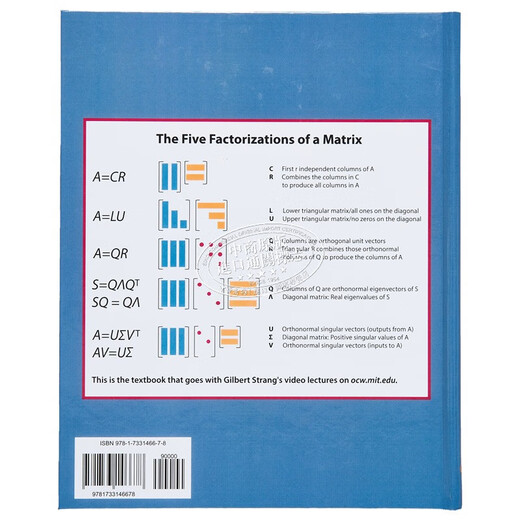 线性代数入门 Introduction to Linear Algebra 英文原版G Strang