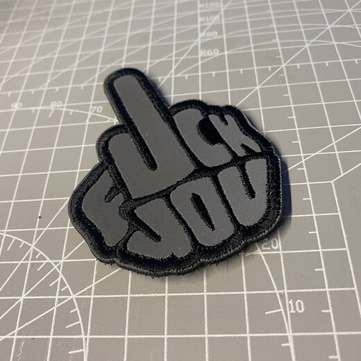 Velcro embroidered armband FUCK middle finger badge military fan tactical backpack patch accessories Chinese style personalized badge