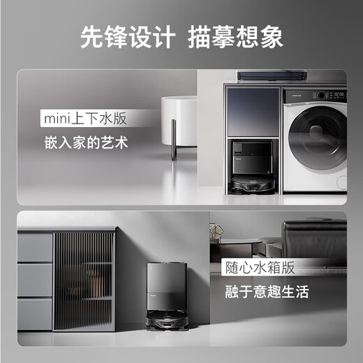 石头（roborock）国补扫地机器人V20 黑武士系列扫拖一体自动上下水 热水洗拖布自动上下水集尘热烘干 擦地拖地机 石头V20