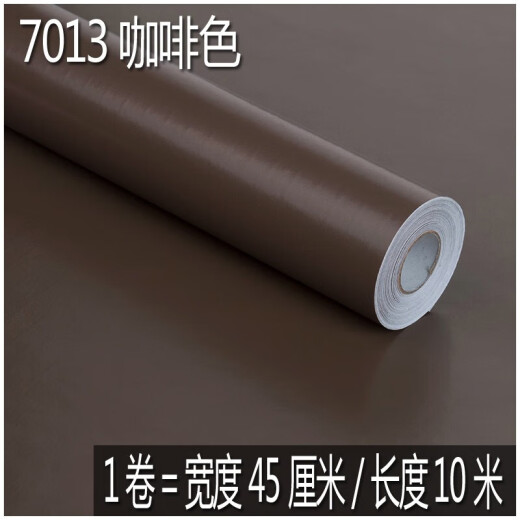 Shantoulin Village PVC wasserdichte selbstklebende Tapete Solid Color Schlafsaal Instant Advertising Schriftzellen Wandkleher Möbel Renovierungswohnheit Schlafsaal 7029 Lichtpulver 45 cm*10m