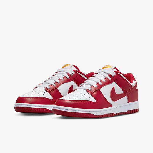 NIKE耐克Dunk Low Retro白红 男款 低帮轻便休闲板鞋 DD1391-602 40