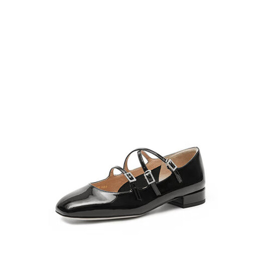 Symphony Yang Mi 2025 Alice Mary Jane French single shoes EUE04AQ5 Qianjin Black 39