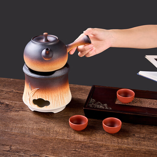 Suncojia tea stove, barbecue grill, charcoal grill, tea pot, teapot and tea set, tea stove set