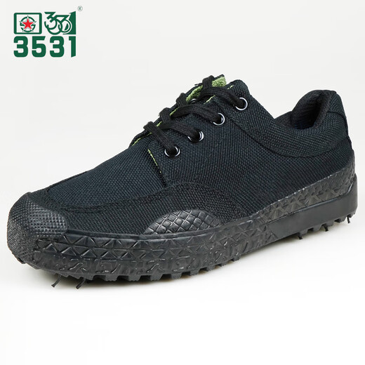 3531 zapatos jiefang zapatos de goma negros al aire libre para hombres Sitio de trabajo de construcción RESISTANT DE PROTECCIÓN RESISTENTE ZAPATOS DE ENTRENAMIENTO BAJO TOP 3520 BAJO TIME NEGRO Tamaño 40 40
