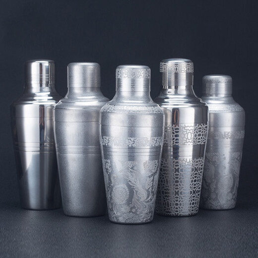 Bar Soul Japanese Baron Three-Stage Shaker BARON Shaker Taiwan Version Bartender Professional Bartender Tool 410ml Mirror Version