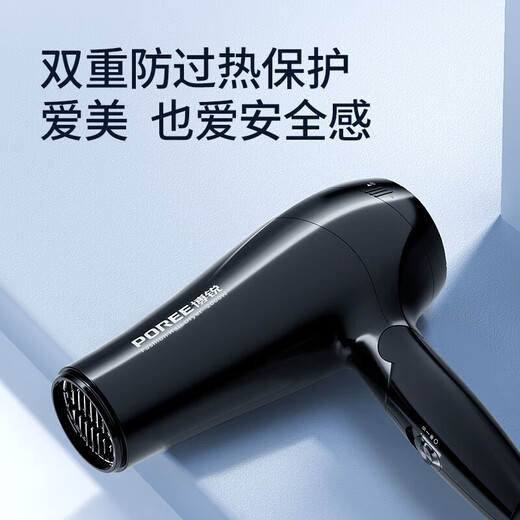 飞科（FLYCO）2000W电吹风机家用小型冷热风发廊大功率吹风筒大风力可折叠速干吹风筒学生校园宿舍用FH6232/31 【飞科FH6231同款】PH1625