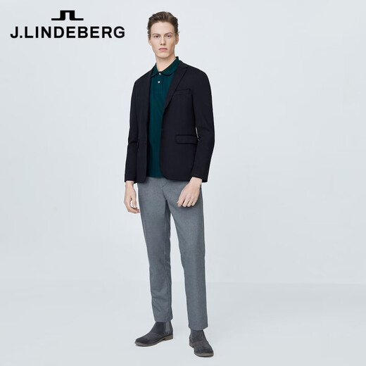 J. Lindeberg (J. Lindeberg) Mall Shopping Mall Mame Business Wool Lan Blazer Traje Blazer Men 520108502 PAF Black Black S
