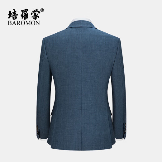 Peromon [half linen lined with 100% wool] men's suit double slit business casual single suit wool suit jacket