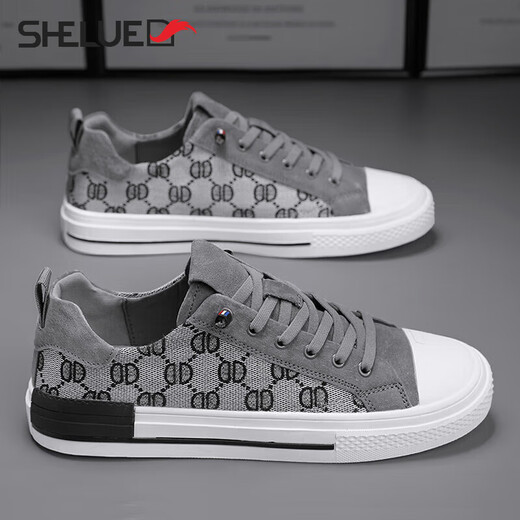 Luxus (Shelue) Marke Leinwandschuhe Herrenschuhe 2025 Frühling neu