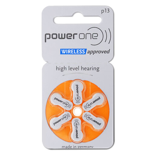 西万博助听器电池西门子专用锌空气P10P13P312P675峰力德国进口Powerone Powerone P13（5板30颗）