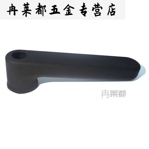 Shizhimen door suction cup fingerprint lock door handle silicone anti-scratch shell single Luke door lock handle black