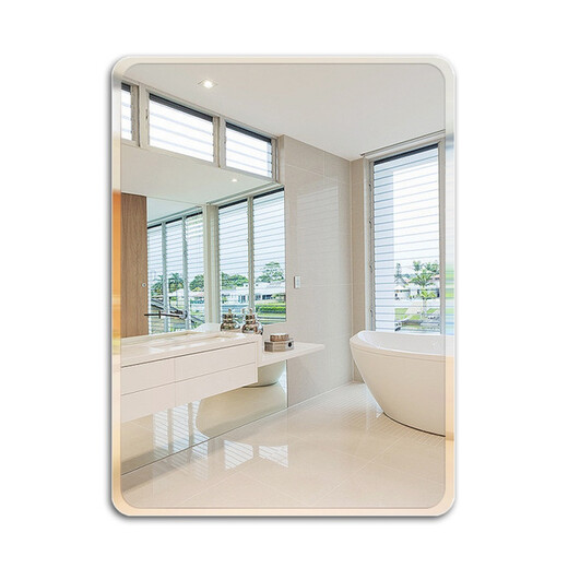 Artmirrorspace badezimmerspiegel ohne rettungslose badezimmerspiegel wand montierte badezimmerspiegel Dressing spiegel wandspiegel Make-up Make-up Spiegel rechts 30*42 (Klebstoff + nagelfreier Kleber) Standard