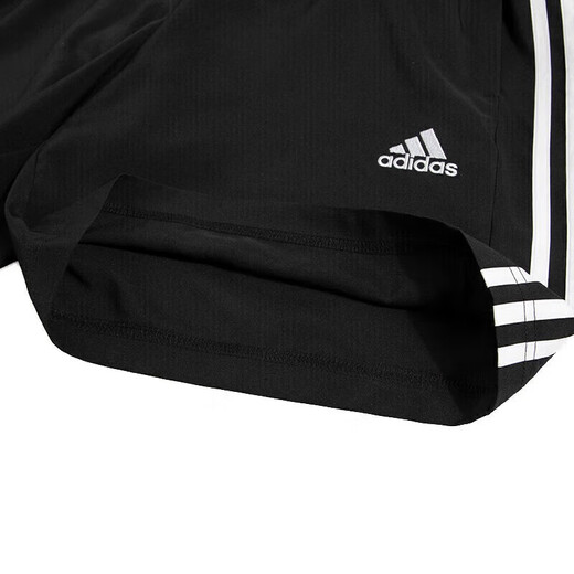 阿迪达斯 （adidas）官方男裤子 2025春夏季新款运动裤跑步健身舒适透气休闲梭织短裤 IC1484 2XL