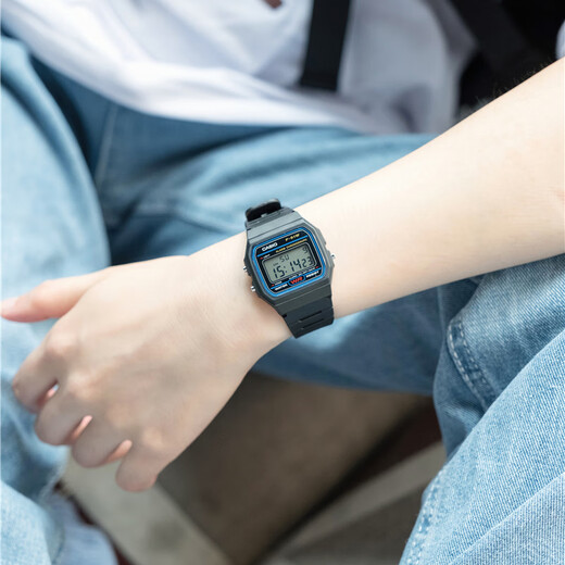 Casio watch men's retro small square big winner same style student sports simple waterproof watch F-91W-1 (main recommendation)
