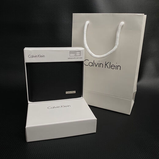 Calvin Kleinck Wallet Men's Short Lychee Pattern Student Student Gift Wallet Ballet Beats Regalo Product Modelo [79215]