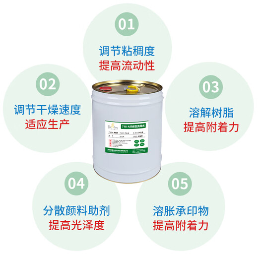 丝印洗网水718开油水丝网印刷油墨清洗剂783慢干水PP处理水抹字水 783-AA特优型开油水_1公斤装