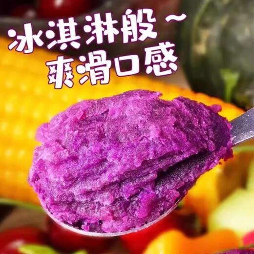 Jingdida Hainan Sandy Purple Sweet Potato Purple Sweet Potato Meal Replacement Net Weight 5Jin Jin is equal to 0.5kg (3-8 taels/piece) Straight from the source