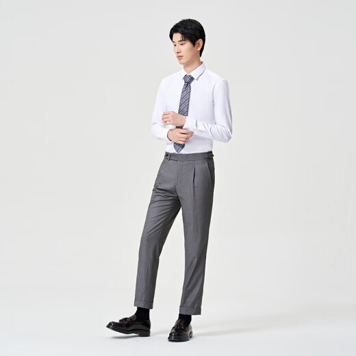 Made in Tokyo [Classic Series] Business Casual Long-Sleeved Shirt Men's Easy-Care Men's Shirt White 41 (175/96A)