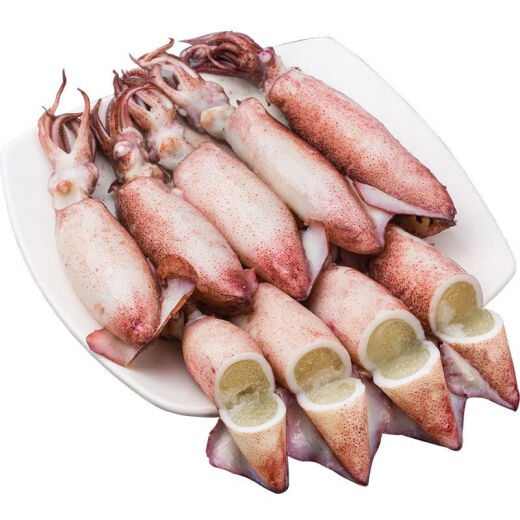 Beauty Awakening Sea Rabbit Full of Seeds Fresh Frozen Seed Pen Tube Fish Large Cuttlefish Small Squid Seed Black Soft Pedal Seafood Aquatic Seed Pen Tube Fish 1Jin [Jin is equal to 0.5 kg] [99% contains seeds]