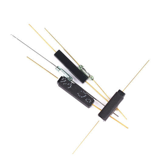 Sheng Xinran MKA14103 Schilfrohr Normalerweise geöffneter Typ Normalerweise geschlossene Anti-Vibration und Schädigung Magnetron-Schalter Goldverteidiger Glas GPS-11A 14 mm MKA-14103 Normalerweise geöffneter Typ (50 Stück)