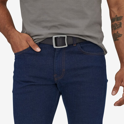 Патагония мужской технический веб-пояс Wild Life Belt 118 см алюминиевый сплав Пакта Patagonia 59194 FGE-Gray