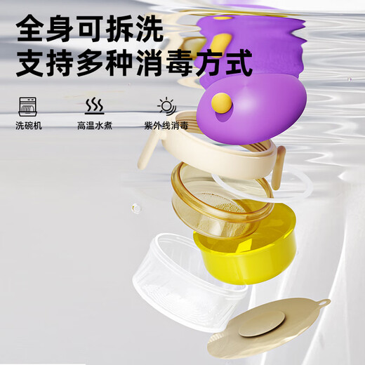 Youkebe Baby Supplementary Food Bol pour eau isolant isolant isolant thermique Bol spécial pour les enfants mangeant des nouilles de riz ferroviaire à haute vitesse et soupe à température constante