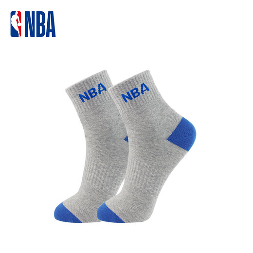 NBA袜子男士夏季薄款休闲运动袜男舒适亲肤无骨精梳棉中筒商务袜6双