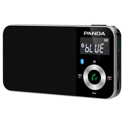 Panda (PANDA) 6210 Bluetooth radio special multi-functional portable small mini pocket FM radio elderly broadcast old charging card speaker player white [Bluetooth/card/rechargeable]