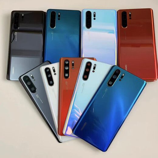 ZAVEZAVE is suitable for Huawei p30 original disassembly back cover p30pro glass back shell back shell mobile phone shell earphones p30pro back cover black jade blue 95 new original