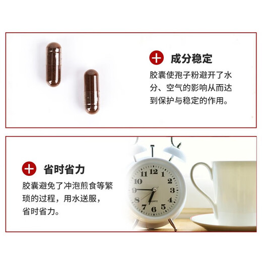 粤微牌破壁灵芝孢子粉提取物胶囊 中老年保健品送礼提高免疫力三萜 90粒*12盒【囤货更划算】