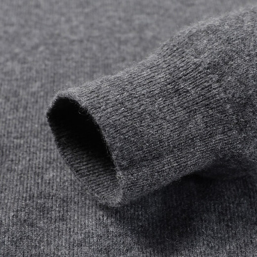 Hengyuanxiang Cashmere Sweater masculin à demi-collé de col roulé moyen d'âge moyen Pure Pullmere d'automne et d'hiver Business Casual Warm Sweater Navy Blue XL 180