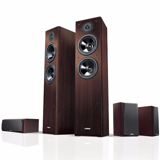 Yamaha (YAMAHA) home theater 5.1-channel floor-standing theater NS-51 combination audio F51 living room audio home audio amplifier set wooden large box speaker F51 + Xichen 999 (can be connected to a microphone)