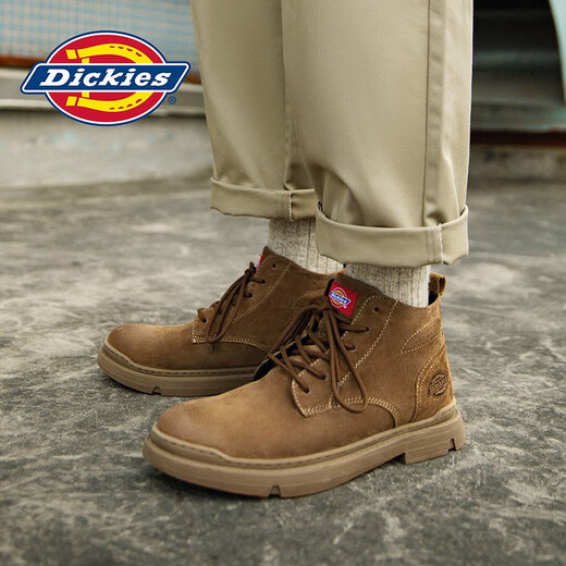 Dickies Martin Boots Herrenstiefel Frühling Männer Frauenpaar Stiefel Retro Brock Boots Herren High Top Britische Arbeitsschuhe Herrenschuhe Brown [Männer und Frauenstil] 42